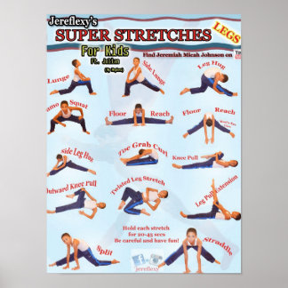 Jereflexy's Super Stretches für Kinder Poster
