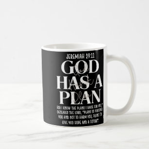 Jeremia 29 11 Gott hat einen Plan christliche Bibe Kaffeetasse