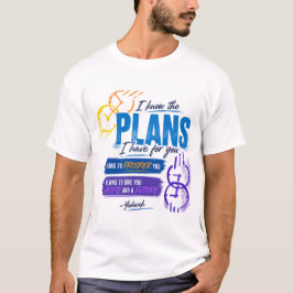 Jeremia 29:11 Hoffnung. Ziel. Verheißung. T-Shirt
