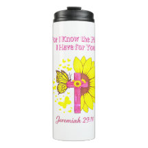 Jeremia 29,11 Sonnenblumenkreuz Christlicher Glaub