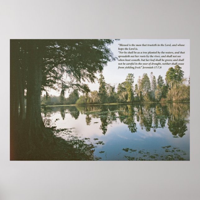 Jeremiah 17 — horizontal poster (Vorne)