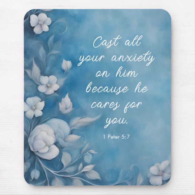 Jeremiah 29:11 Bibelverse-Bild Mousepad (Vorne)