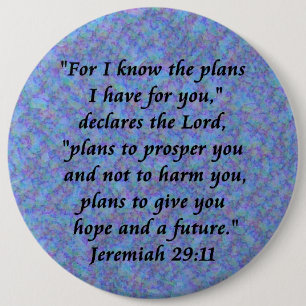 Jeremiah 29-11 button