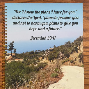 Jeremiah 29:11 Custom Bible Verse Dirt Road Planer