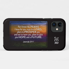 Jeremiah 29:11 | DENN ICH KENNE DIE PLÄNE Christli Case-Mate iPhone Hülle