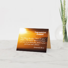 Jeremiah 29:11 Encouragement Karte