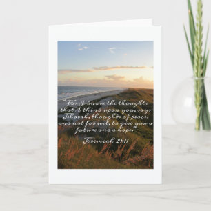 Jeremiah 29:11 Falding Notecard