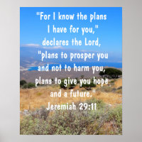 Jeremiah 29:11 Gottes Pläne Bibel Verse Vibrant