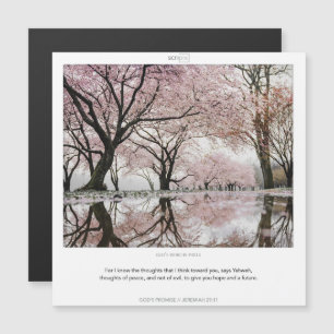 Jeremiah 29:11 GOTTES PROMISES SCRIPIX-Magnetkarte Magneteinladung