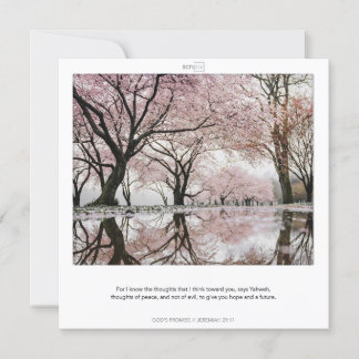 JEREMIAH 29:11 GOTTES VERSPRECHENDE SCRIPIX-Karte Einladung