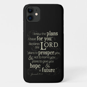 Jeremiah 29:11 Ich kenne die Pläne, die ich für di Case-Mate iPhone Hülle