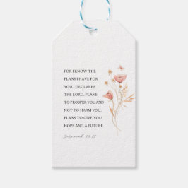 Jeremiah 29:11 Ich kenne meine Pläne für Sie Geschenkanhänger