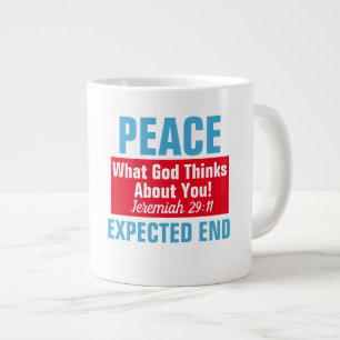 Jeremiah 29:11 - Jumbo-Tasse
