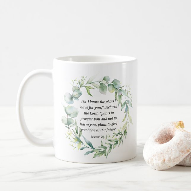 Jeremiah 29:11 kaffeetasse (Mit Donut)