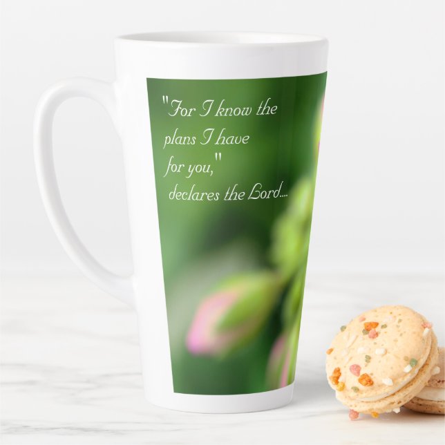 Jeremiah 29:11 Latte Tasse (Beispiel)