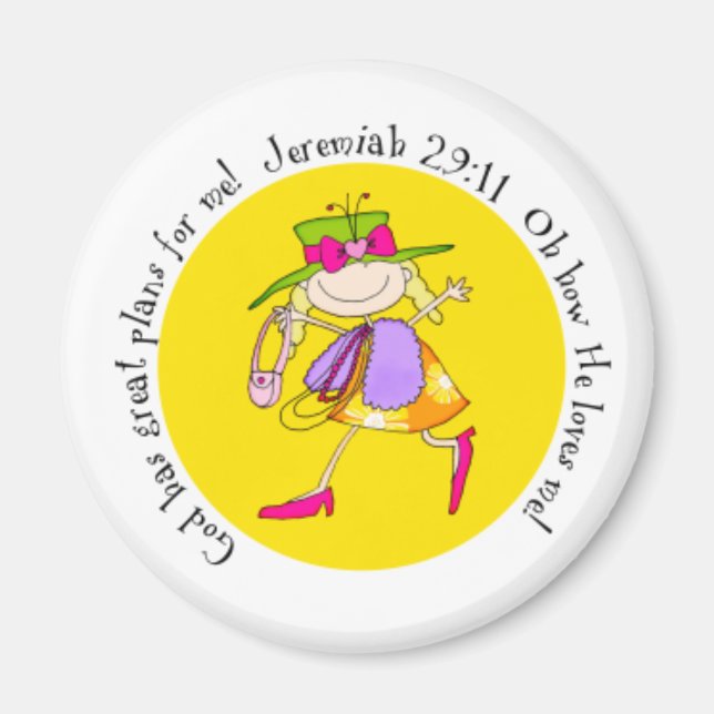 Jeremiah 29:11 Magnet (Vorne)