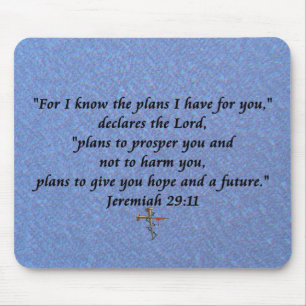 Jeremiah 29-11 mousepad