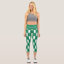 Jeremiah 29:11 | Patriotisch | NIGERIA FLAG Capri Leggings