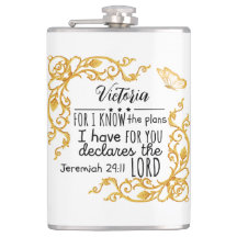 Jeremiah 29:11 Pläne habe ich für Sie Custom Gold