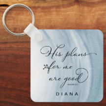 Jeremiah 29:11 Seine Pläne für mich sind gut blau