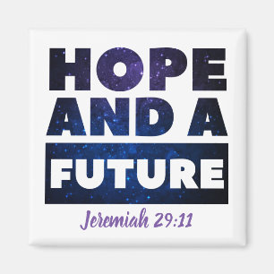 Jeremiah 29:11 Square Magnet