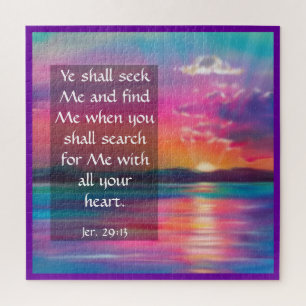 Jeremiah 29:13 puzzle