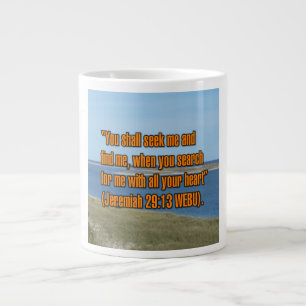 Jeremiah 29:13 WEBU-Tasse Jumbo-Tasse