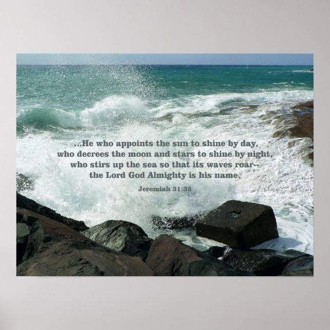 Jeremiah 31:35 POSTER Print (Vorne)