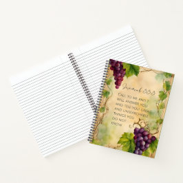 Jeremiah 33:3 Christlich Bibelverse Notizbuch