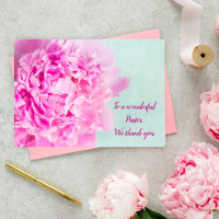 Jeremiah 3:15 Pink Peony Danke Pastor