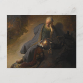 Jeremiah Lamentierung der Zerstörung Jerusalems Postkarte