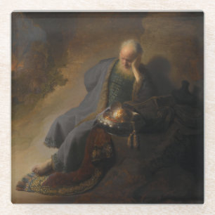 Jeremiah Lamenting the Destruction of Jerusalem Glasuntersetzer