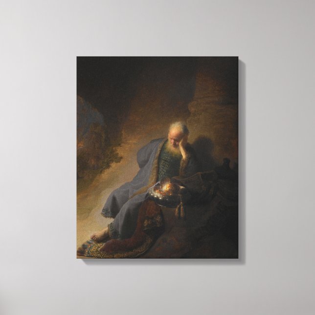 Jeremiah Lamenting the Destruction of Jerusalem Leinwanddruck (Vorderseite)