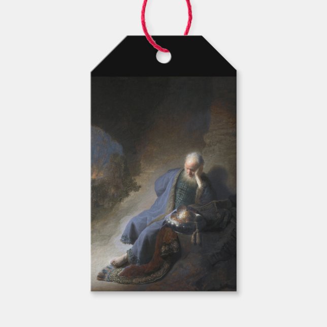 Jeremiah Lamenting über den Fall Jerusalems, Rembr Geschenkanhänger (Vorderseite)