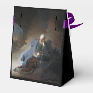 Jeremiah Lamenting über den Fall Jerusalems, Rembr Geschenkschachtel