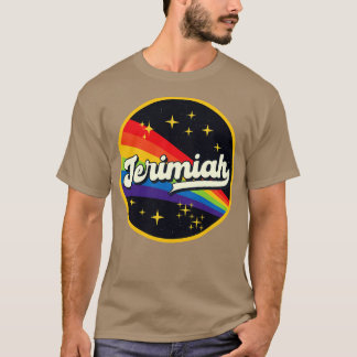 Jeremiah Rainbow in Space Vintag Style T-Shirt