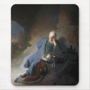 Jeremiah Zerstörung Jerusalem Bibel Rembrandt Mousepad