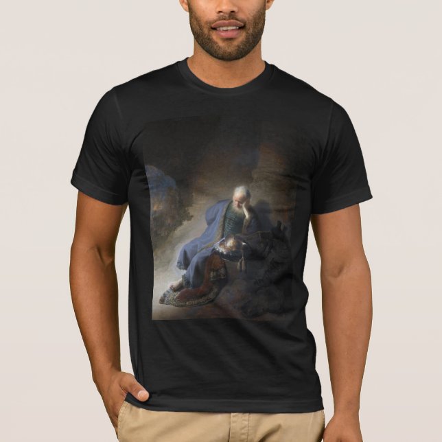 Jeremiah Zerstörung Jerusalem Bibel Rembrandt T-Shirt (Vorderseite)