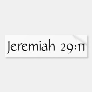 Jeremias-29:11 Autoaufkleber