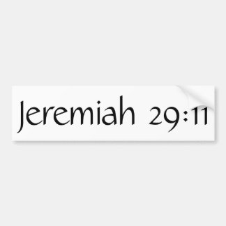 Jeremias-29:11 Autoaufkleber