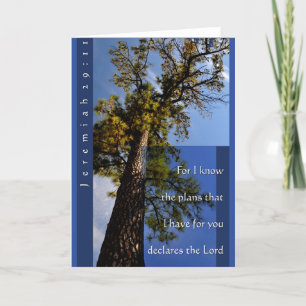 Jeremias-29:11 Gruß-Karte Karte