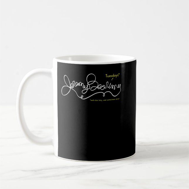 Jeremy Bearimy in weiß (mit Notation) Classic T  Kaffeetasse (Links)