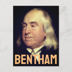 Jeremy Bentham Postkarte