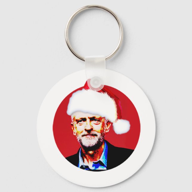 Jeremy Corbyn - Christmas Keyring Schlüsselanhänger (Vorderseite)
