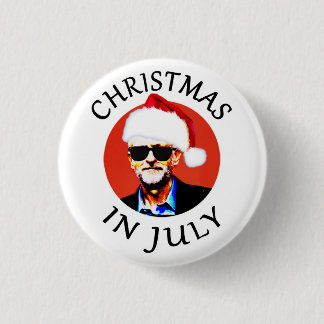 Jeremy Corbyn, Weihnachtsim Juli Abzeichen Button