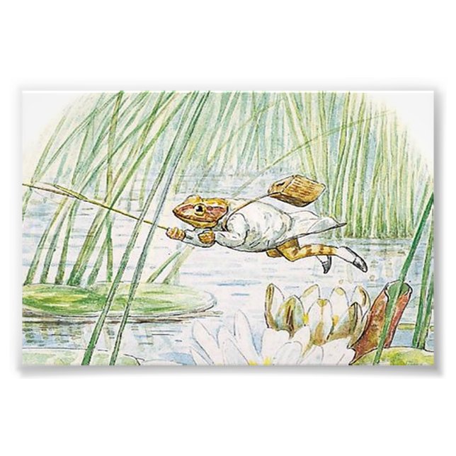 Jeremy Fisher macht einen großen Sprung von Beatri Fotodruck (Vorne)