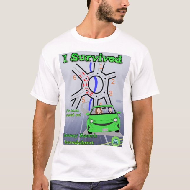 Jeremy Ranch Roundabout Überleben T-Shirt (Vorderseite)