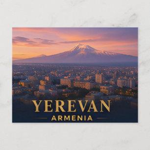 Jerewan Armenien Moderne Stadt Reiseziel Postkarte