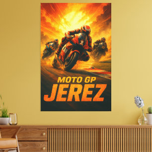 Jerez Circuito de Velocidad MotoGP Spanischer Gran Leinwanddruck