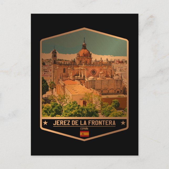 Jerez de la Frontera Postkarte (Vorderseite)